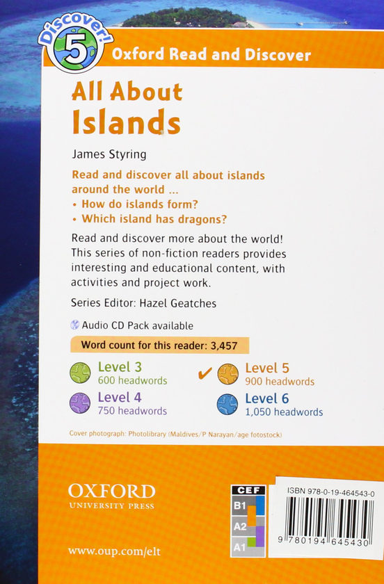[object Object] «Oxford Read and Discover 5 All About Islands», автор Джеймс Стайринг - фото №2 - миниатюра