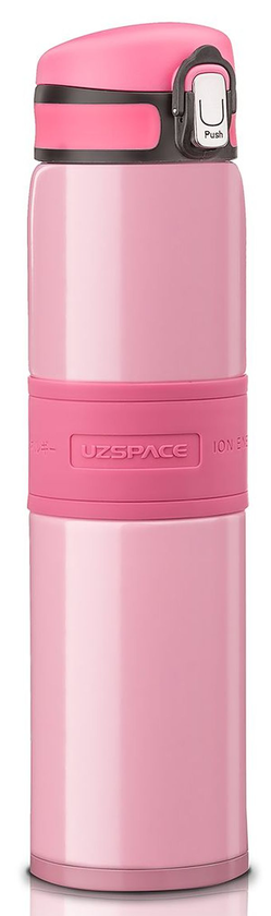  «Термос Uzspace 480 мл розовый (4056pink)», бренда Uzspace - фото №1