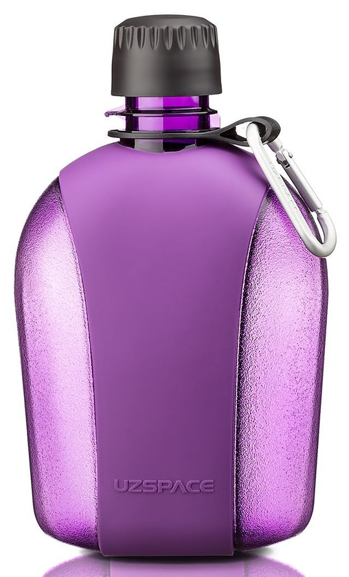  «Фляга Uzspace 950 мл сиреневая (6016purple)», бренда Uzspace - фото №1