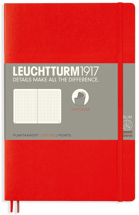  «Блокнот Leuchtturm1917 Paperback Точка Красный (358297)», бренда Leuchtturm1917 - фото №1