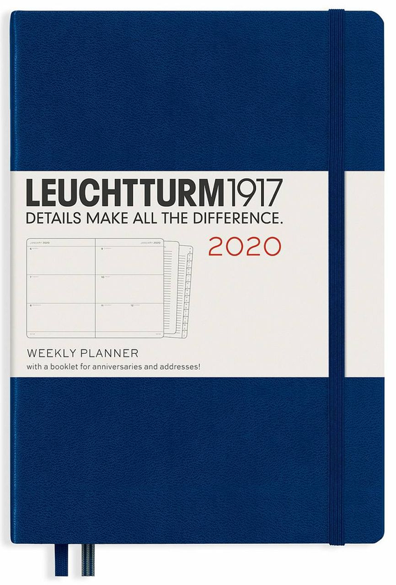  «Еженедельник Leuchtturm1917 2020 Темно-синий (359998)», бренда Leuchtturm1917 - фото №1