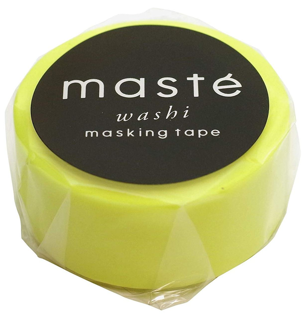 «Скотч Maste Basic Neon yellow (MST-MKT07-YE)» - фото №1