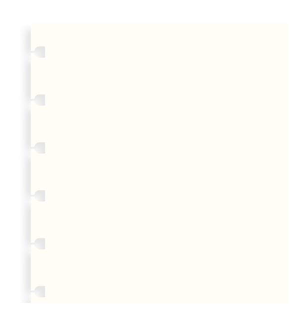  «Бумага для блокнота Filofax A5 нелинованная (152451)», бренда Filofax - фото №1