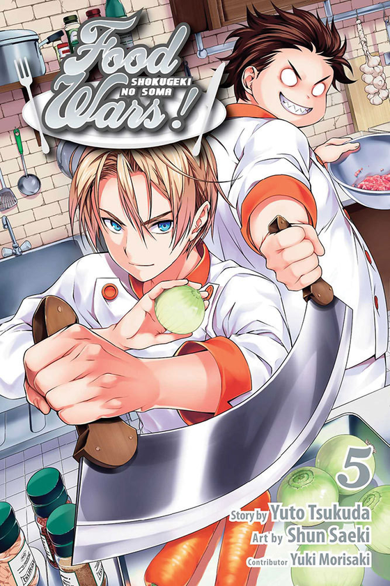 Бумажная книга «Food Wars! Shokugeki no Soma. Volume 5», авторов Юто Цукуда, Юки Морисаки - фото №1