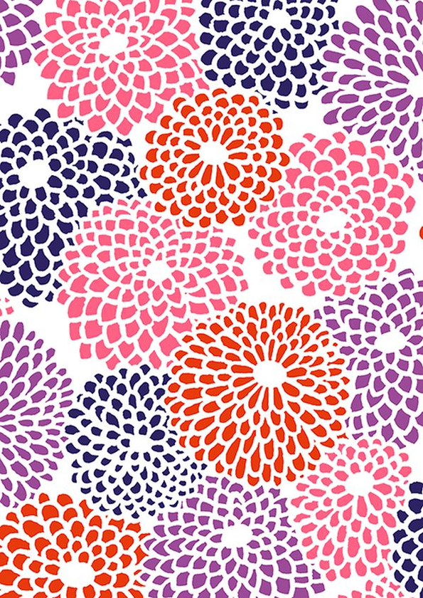 Бумажная книга «SOU・SOU Notebook Collection. Chrysanthemum Burst. Plain» - фото №1