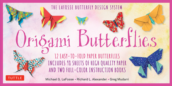 Паперова книга «Origami Butterflies Kit», авторів Майкл Г. Лафосс, Річард Л. Олександр - фото №1