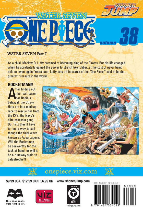 Паперова книга «One Piece. Volume 38», автор Еїтіро Ода - фото №1