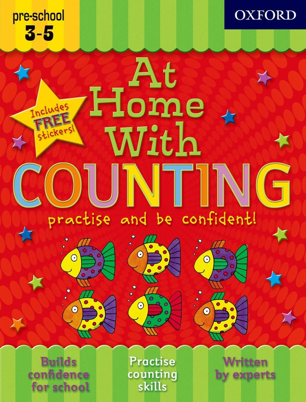 Паперова книга «At Home with Counting», автор Дженні Екленд - фото №1