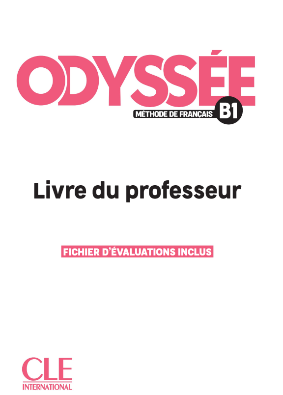 Паперова книга «Odyssée B1 Livre du professeur», авторів А. Бределе, Бруно Мегре, В.М. Родрігес - фото №1