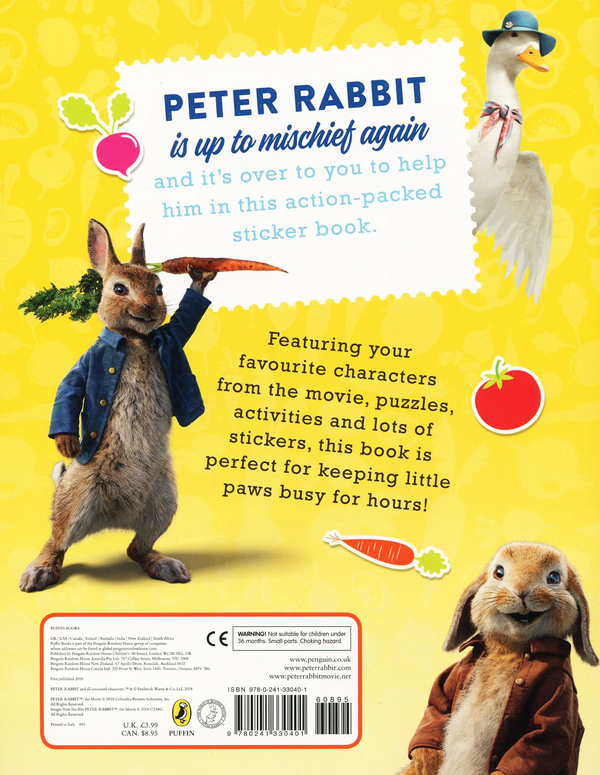 [object Object] «Peter Rabbit The Movie. Sticker Activity Book» - фото №2 - мініатюра