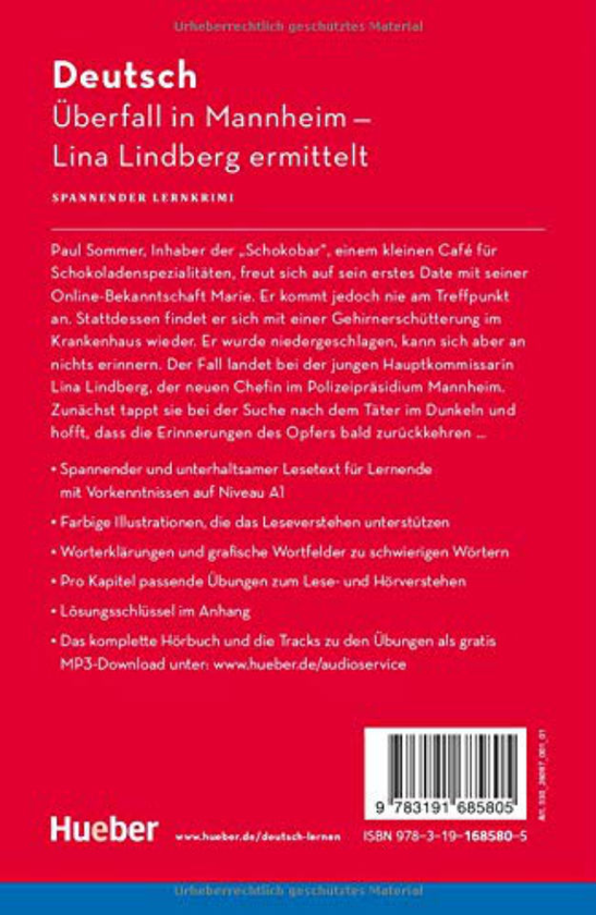 Паперова книга «Uberfall in Mannheim - Lina Lindberg ermittelt», автор Ен Шікель - фото №1