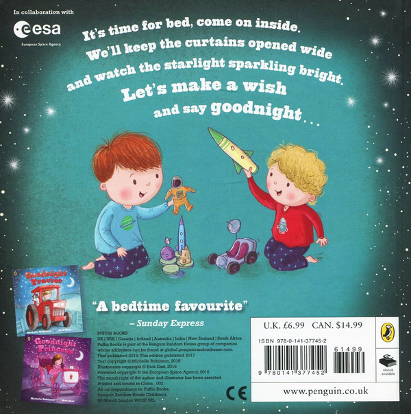 Паперова книга «Goodnight Spaceman», автор Мішель Робінсон - фото №1