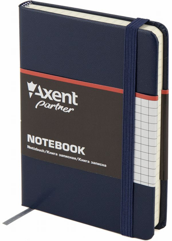  «Книга записная Axent Partner А6 синяя (8301-02-A)», бренда Axent - фото №1