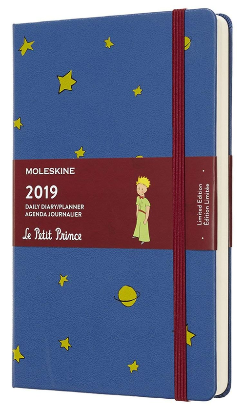  «Ежедневник Moleskine Le Petit Prince на 2019 год синий (DPP12DC3Y19)», бренда Moleskine - фото №1