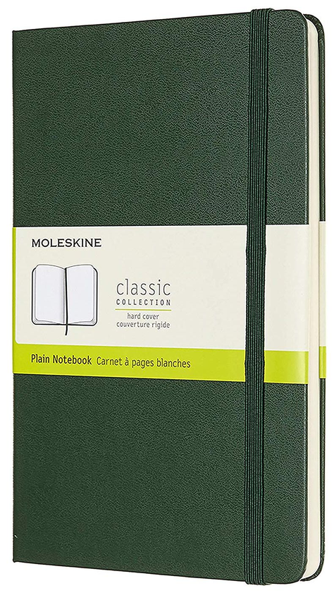  «Нотатник Moleskine Classic нелінійований Миртовий зелений (QP062K15)», brand Moleskine / Moleskine /  - фото №1