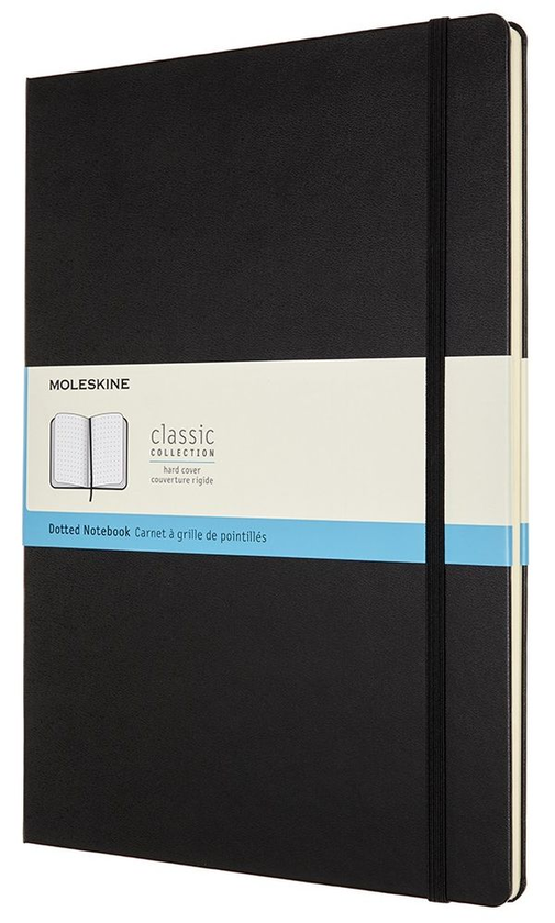  «Блокнот Moleskine Classic А4 Точка Черный (QP113)», бренда Moleskine - фото №1