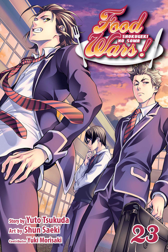 Бумажная книга «Food Wars! Shokugeki no Soma. Volume 23», авторов Юто Цукуда, Юки Морисаки - фото №1