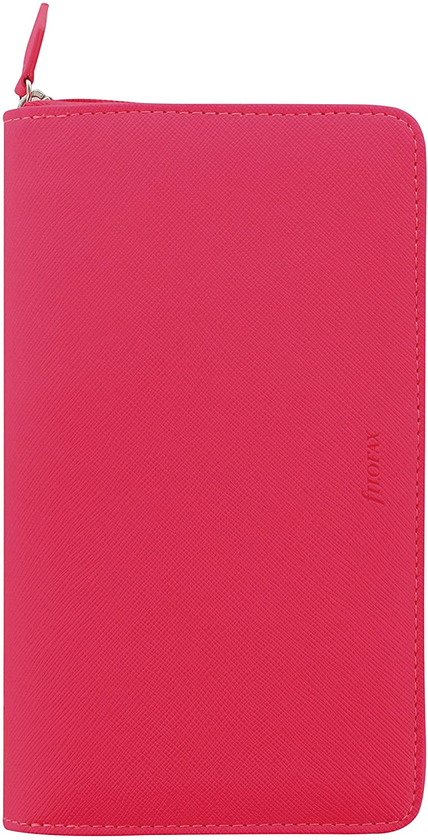  «Органайзер Filofax Saffiano Compact Zip Fluoro Pink (20-028751)», бренда Filofax - фото №1