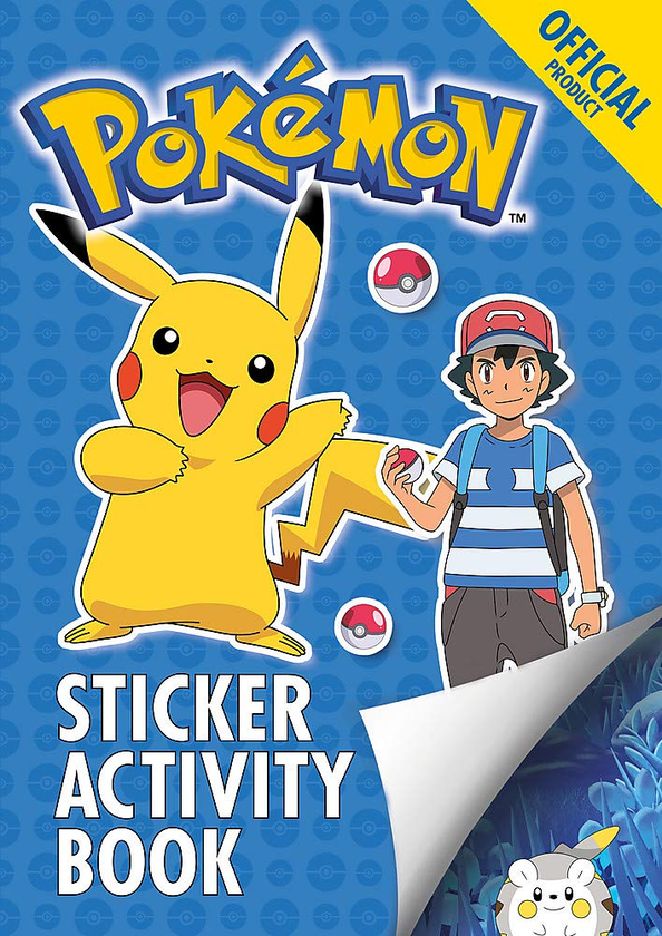 Бумажная книга «The Official Pokemon Sticker Activity Book» - фото №1