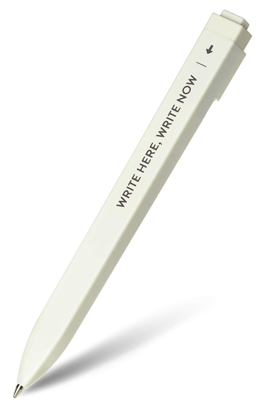  «Шариковая ручка Moleskine Go Ivory 1.0 (EW8T1CIV10TAG)», бренда Moleskine - фото №1