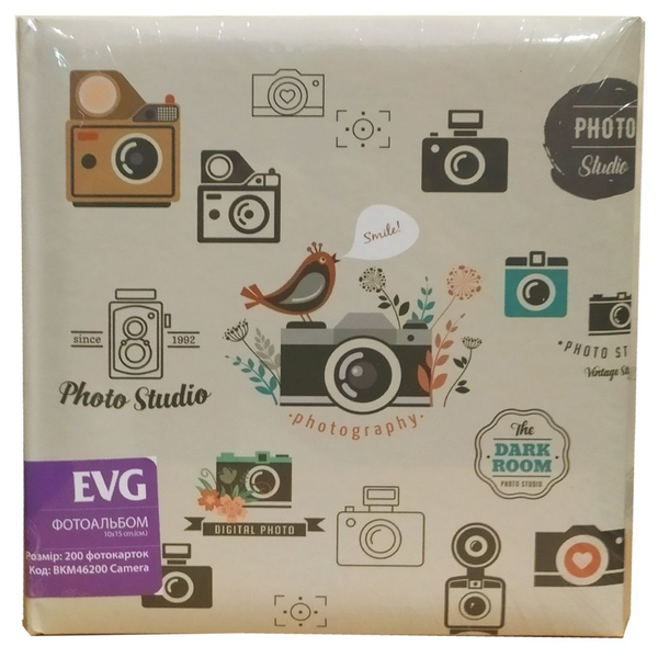  «Фотоальбом EVG Сamera 10x15x200 (6518340)», бренда EVG - фото №1