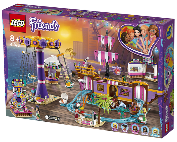  «Конструктор LEGO Friends Парк розваг на набережній (41375)», бренду LEGO - фото №1