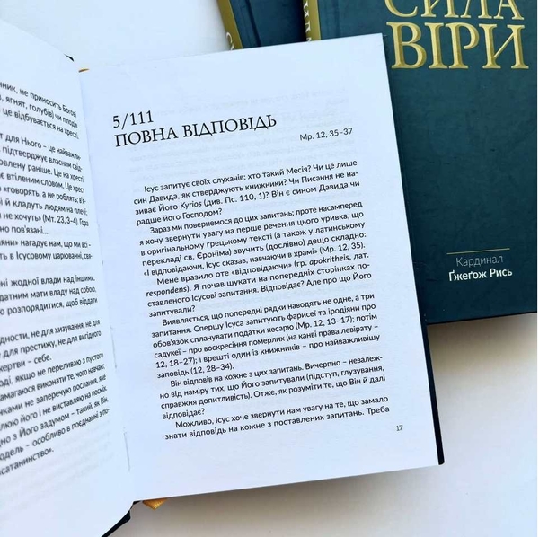 Паперова книга «Сила віри», автор Гжегож Рись - фото №1