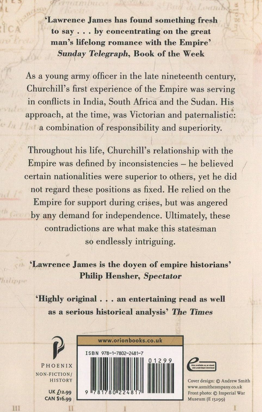 Бумажная книга «Churchill and Empire», автор Лоуренс Джеймс - фото №1