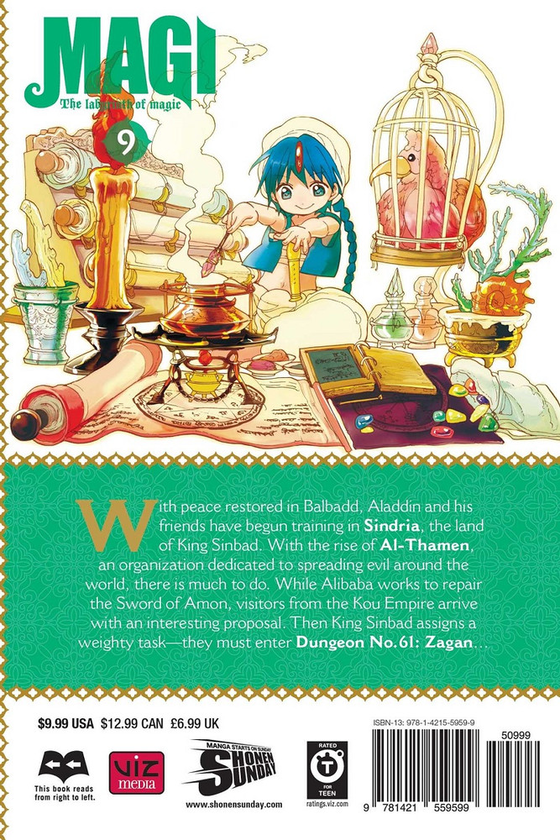 Паперова книга «Magi. Volume 9», автор Шінобу Отака - фото №1