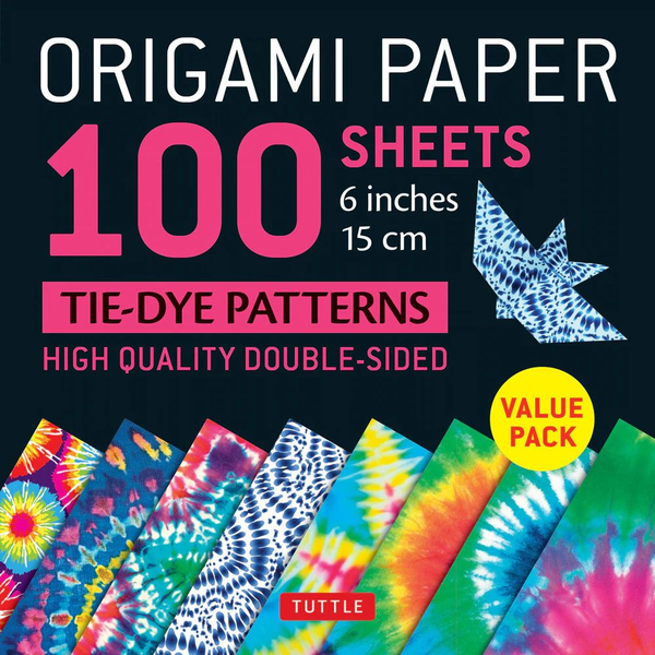 Бумажная книга «Origami Paper. 100 sheets. Tie-Dye Patterns. 15 cm» - фото №1