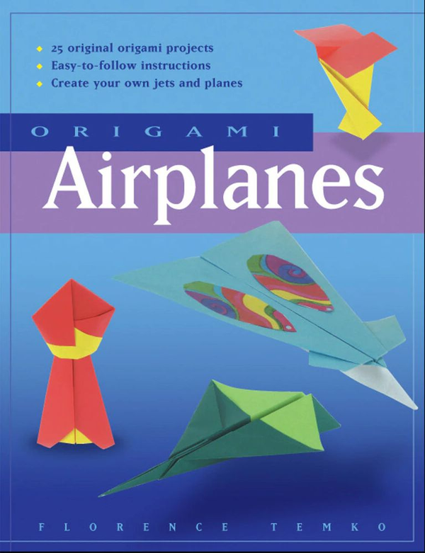 Паперова книга «Origami Airplanes», автор Флоренс Темко - фото №1