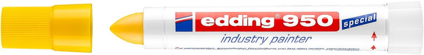  «Маркер Edding Industry Painter e-950 желтый (e-950/05)», бренда Edding - фото №1