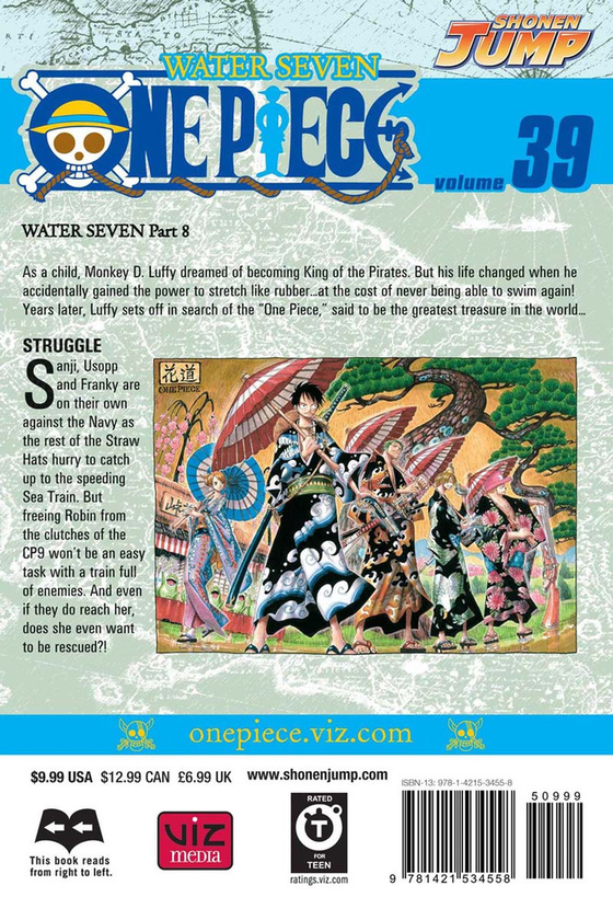 Паперова книга «One Piece. Volume 39», автор Еїтіро Ода - фото №1