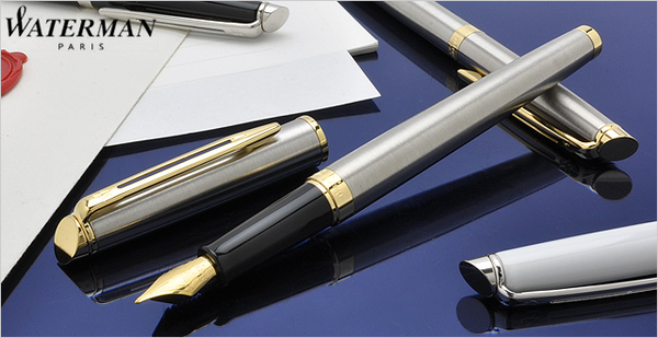  «Чорнильна ручка Waterman Stainless Steel GT (12 010)», бренду Waterman - фото №1