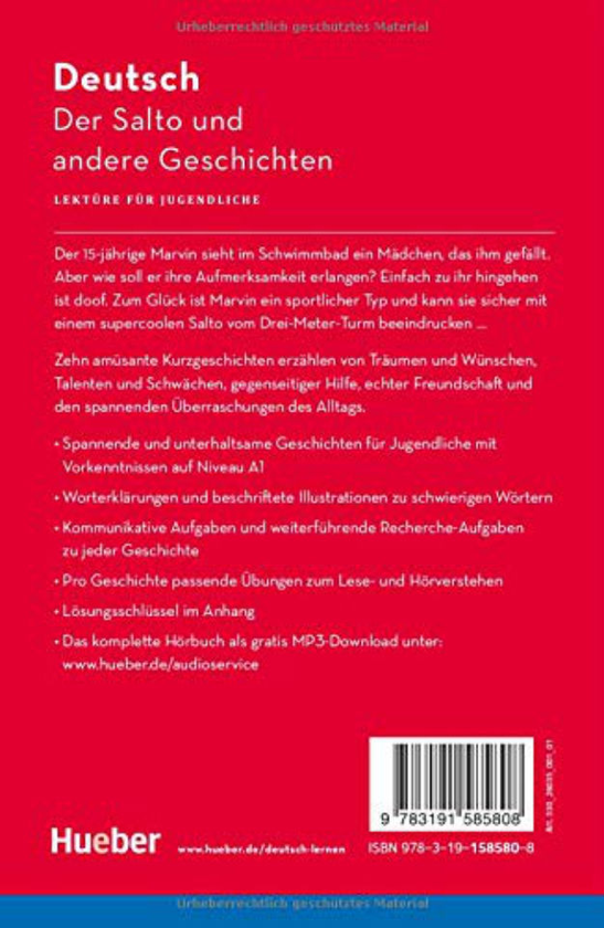 Паперова книга «Der Salto und andere Geschichten + MP3», автор Леонард Тома - фото №1