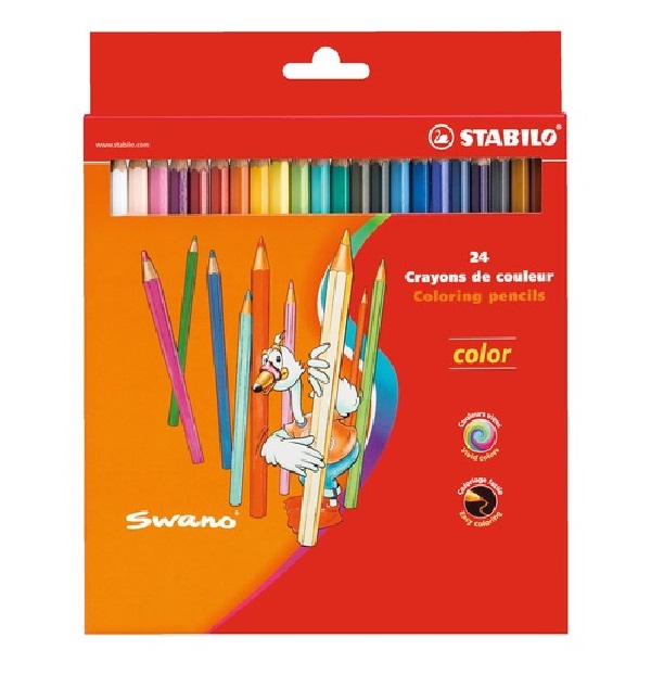  «Карандаши цветные Stabilo Color 24 цвета 1924-77-03 (290257)», бренда Stabilo - фото №1
