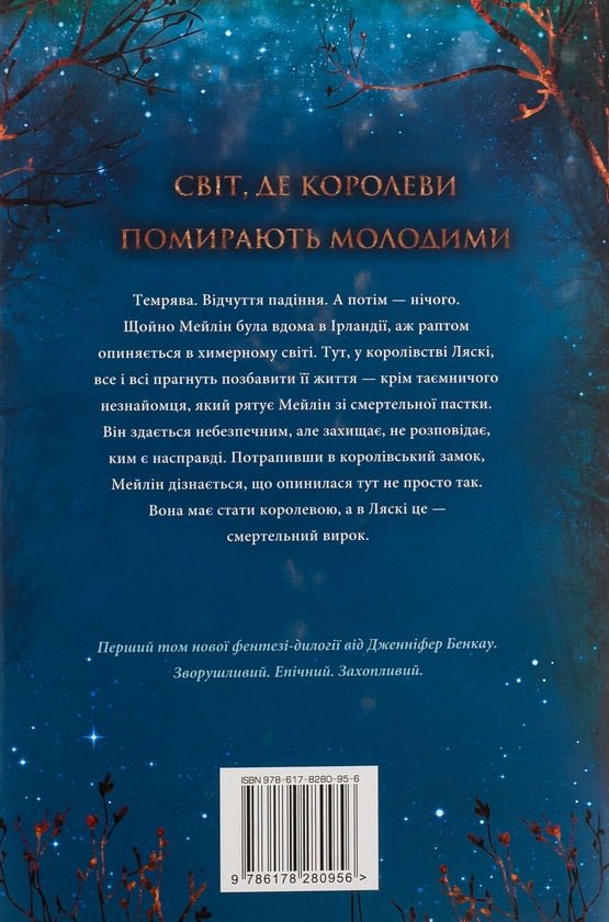 Бумажная книга «Коронована зорями», автор Дженнифер Бенкау - фото №1