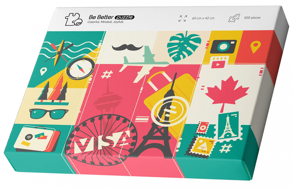undefined «Пазл Be Better Puzzle Travel (210321/5)», бренда Be Better Puzzle - фото №1