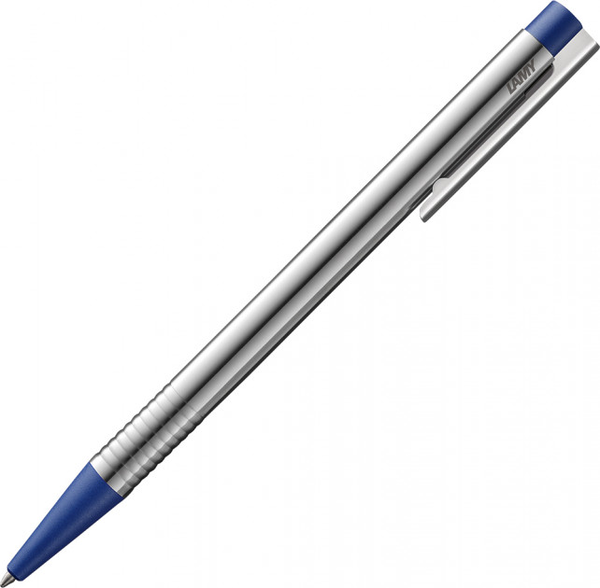 «Ручка шариковая Lamy Logo Хром Синяя кнопка (4014519271345)», бренда Lamy - фото №1