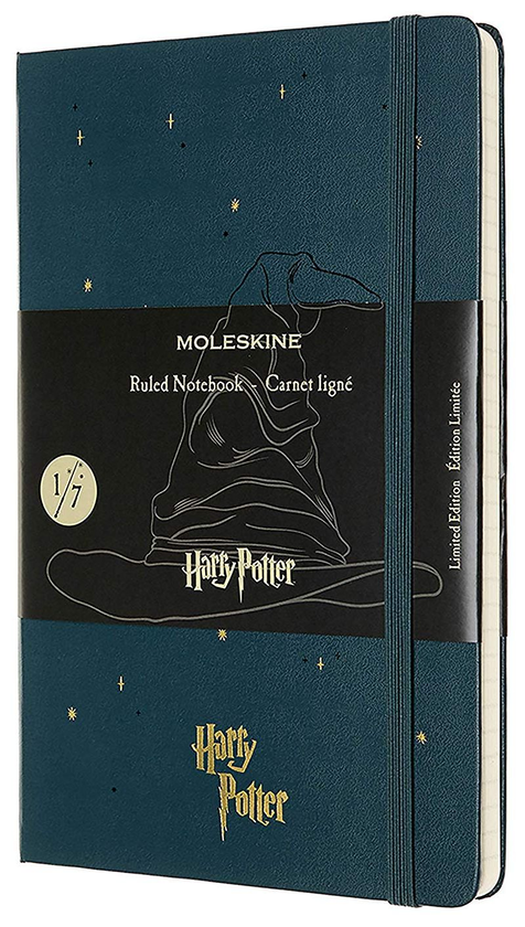 «Записная книжка Moleskine Harry Potter 1/7 Линейка Шалфей (LEHP02QP060A)», бренда Moleskine - фото №1