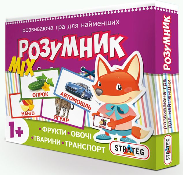  «Настольная игра Strateg Розумник (30300)», бренда Strateg - фото №1