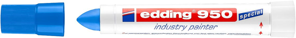  «Маркер Edding Industry Painter e-950 синий (e-950/03)», бренда Edding - фото №1