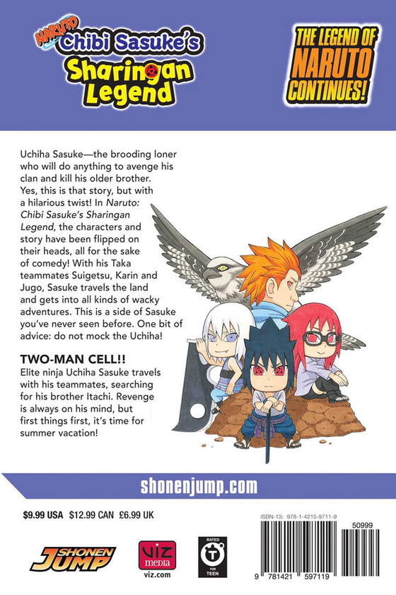 Бумажная книга «Naruto. Chibi Sasuke’s Sharingan Legend. Volume 2», авторов Масаси Кисимото, Кэндзи Тайра - фото №1