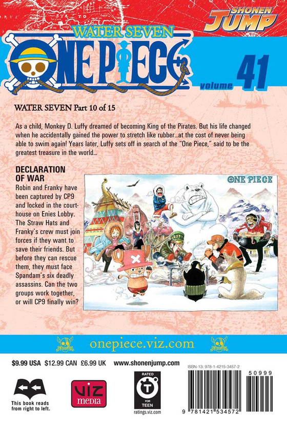 Паперова книга «One Piece. Volume 41», автор Еїтіро Ода - фото №1
