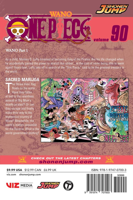 Паперова книга «One Piece. Volume 90», автор Еїтіро Ода - фото №1