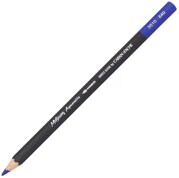  «Карандаш Caran d'Ache Museum Aquarelle Dark Ultramarine (3510.640)», бренда Caran d'Ache - фото №1