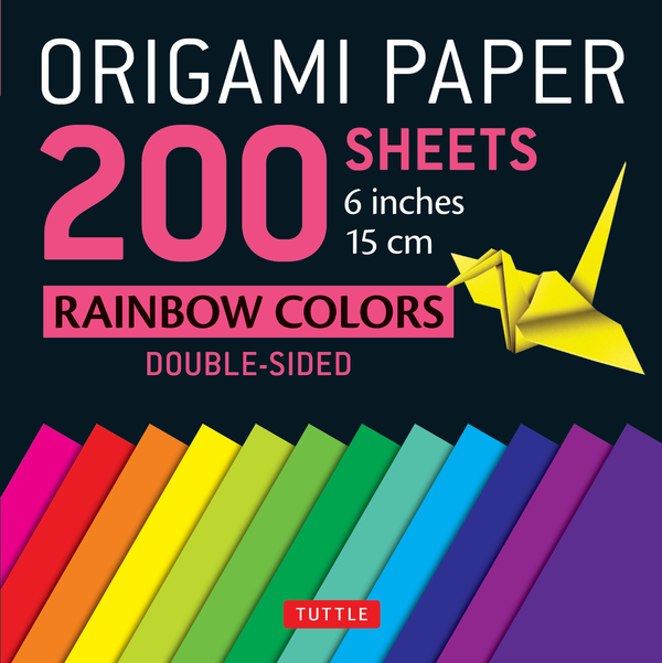 Бумажная книга «Origami Paper. 200 Sheets. Rainbow Colors. 15 cm» - фото №1