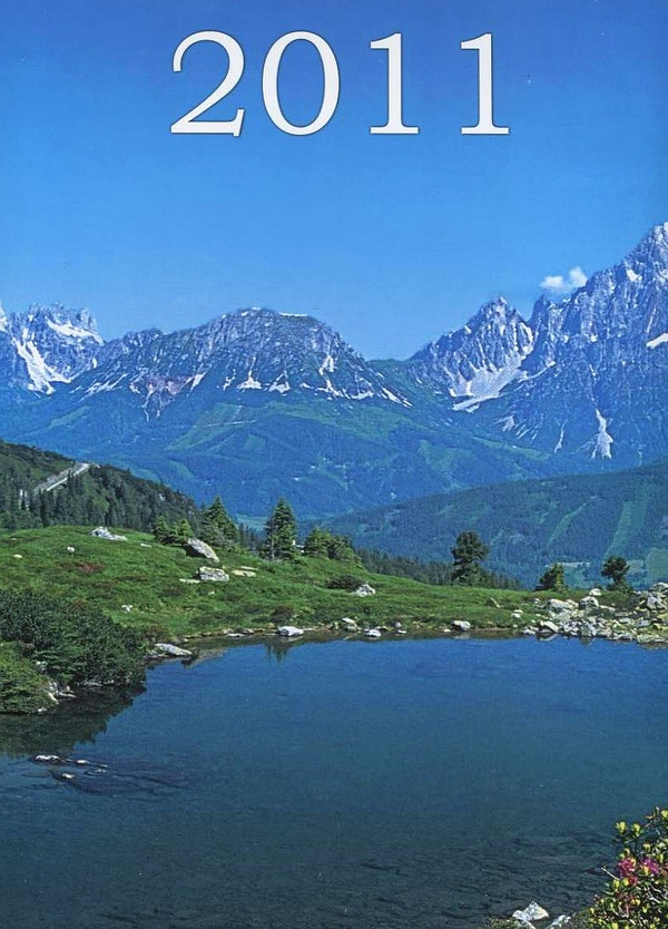 Перекидний календар на 2011 рік. Озера