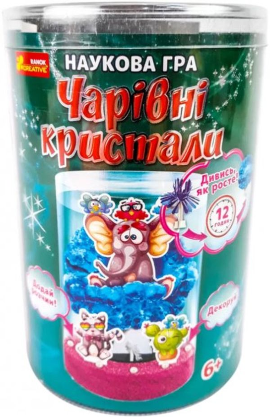  «Набір для дослідів Ranok Creative Чарівні кристали. Слоник (12132049У)», бренда Ranok-Creative - фото №1