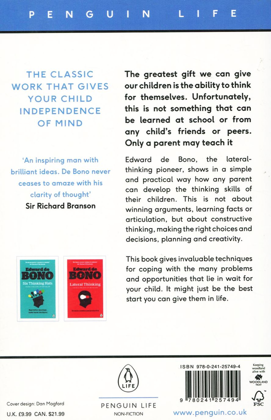 [object Object] «Teach Your Child How To Think», автор Эдвард де Боно - фото №2 - миниатюра